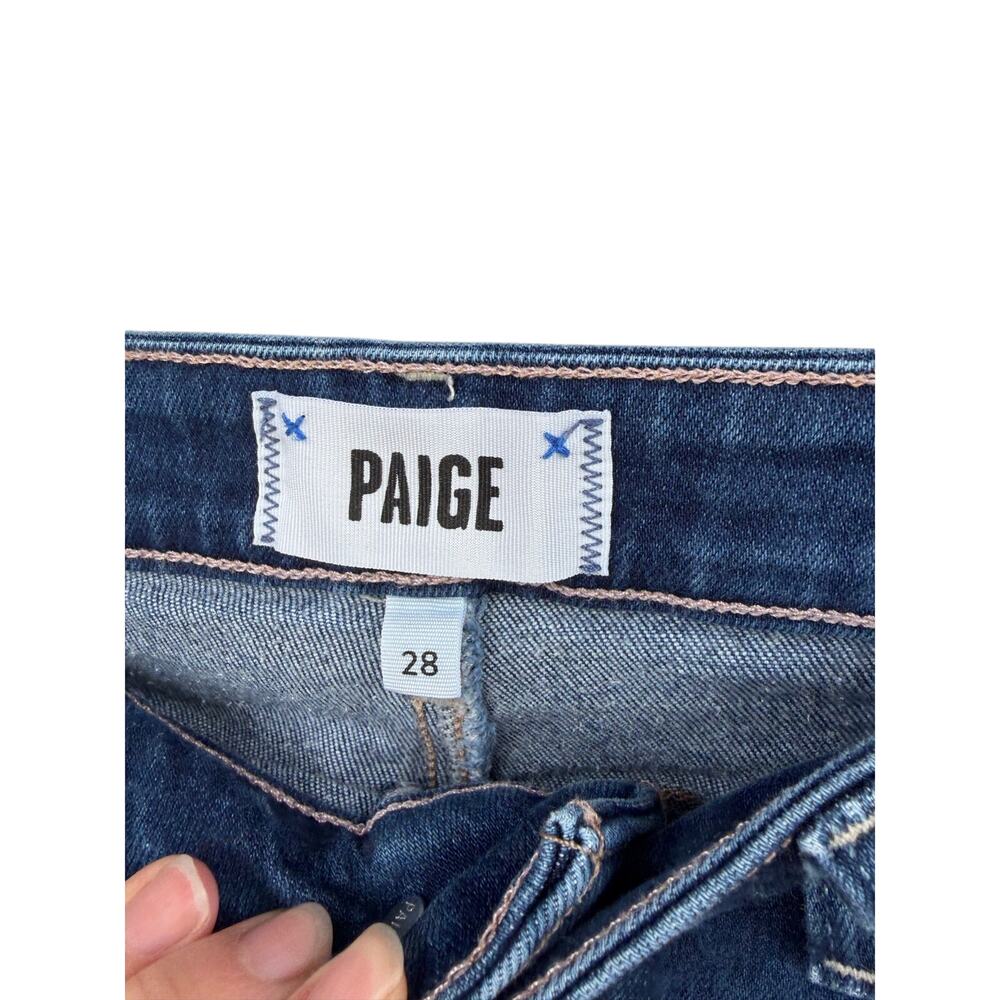 PAIGE Claudine High-Rise Ankle Flare Jeans 28 - Picture 2 of 8